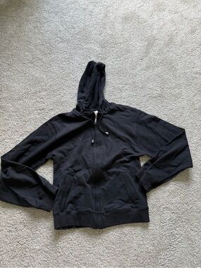 Jerzees Women’s Black Full Zip Hoodie Sweatshirt